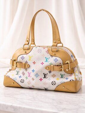Authentic Louis Vuitton Claudia Multicolor Monogram Shoulder Bag